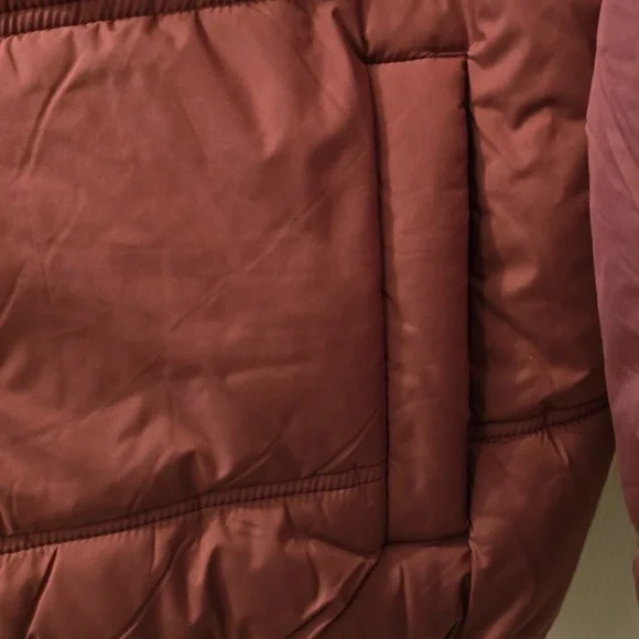 ARIZONA JEAN CO WOMEN'S JUNIORS WINTER BERRY HOODED COAT SIZE LARGE - Picture 5 of 15